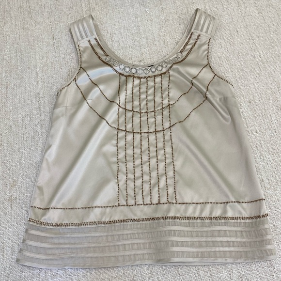 The Limited Bead Sleeveless Blouse Size XS - Picture 5 of 10